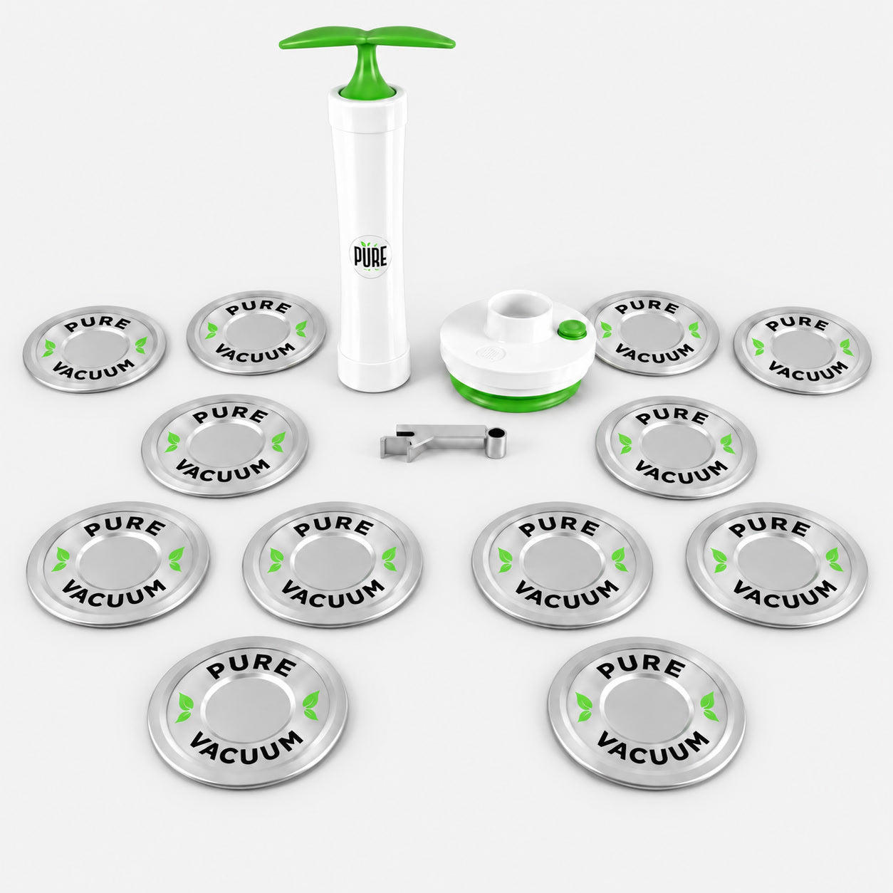 MVP pumps & kits: pump, adapter and 12 lids; jars sold separately