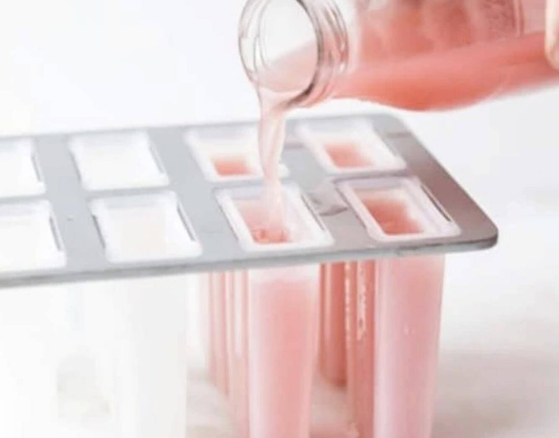 Fruit juice popsicles