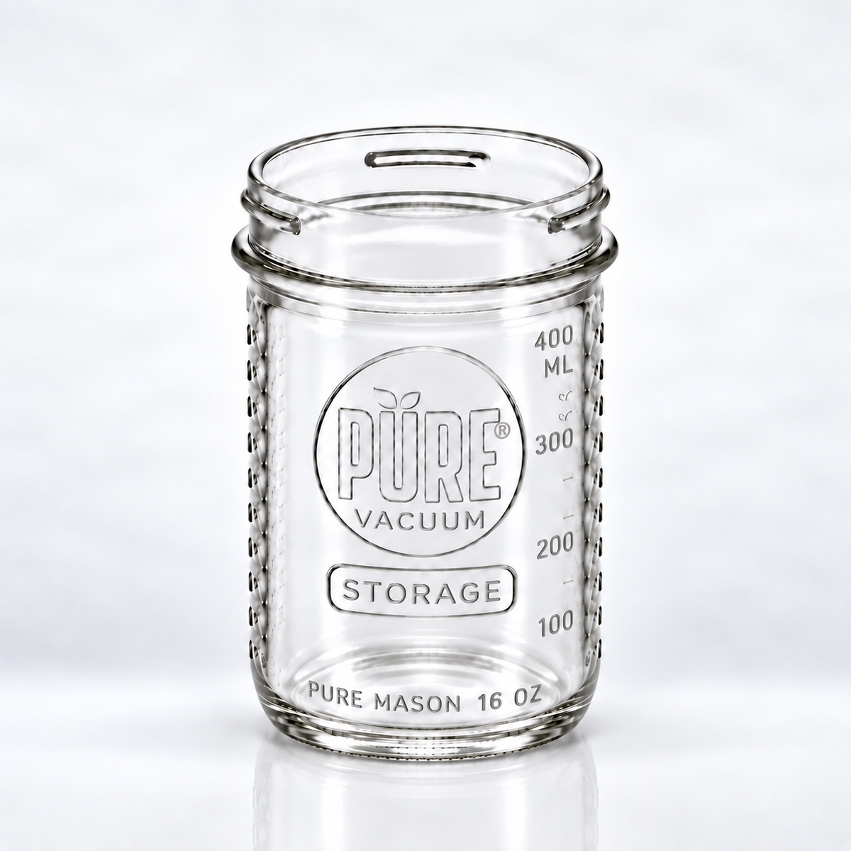Drip Free Mason Jar - 16oz - 6pc - Wide
