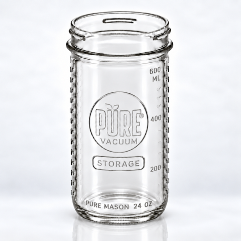 Drip Free Mason Jar - 24oz - 6pc - Wide