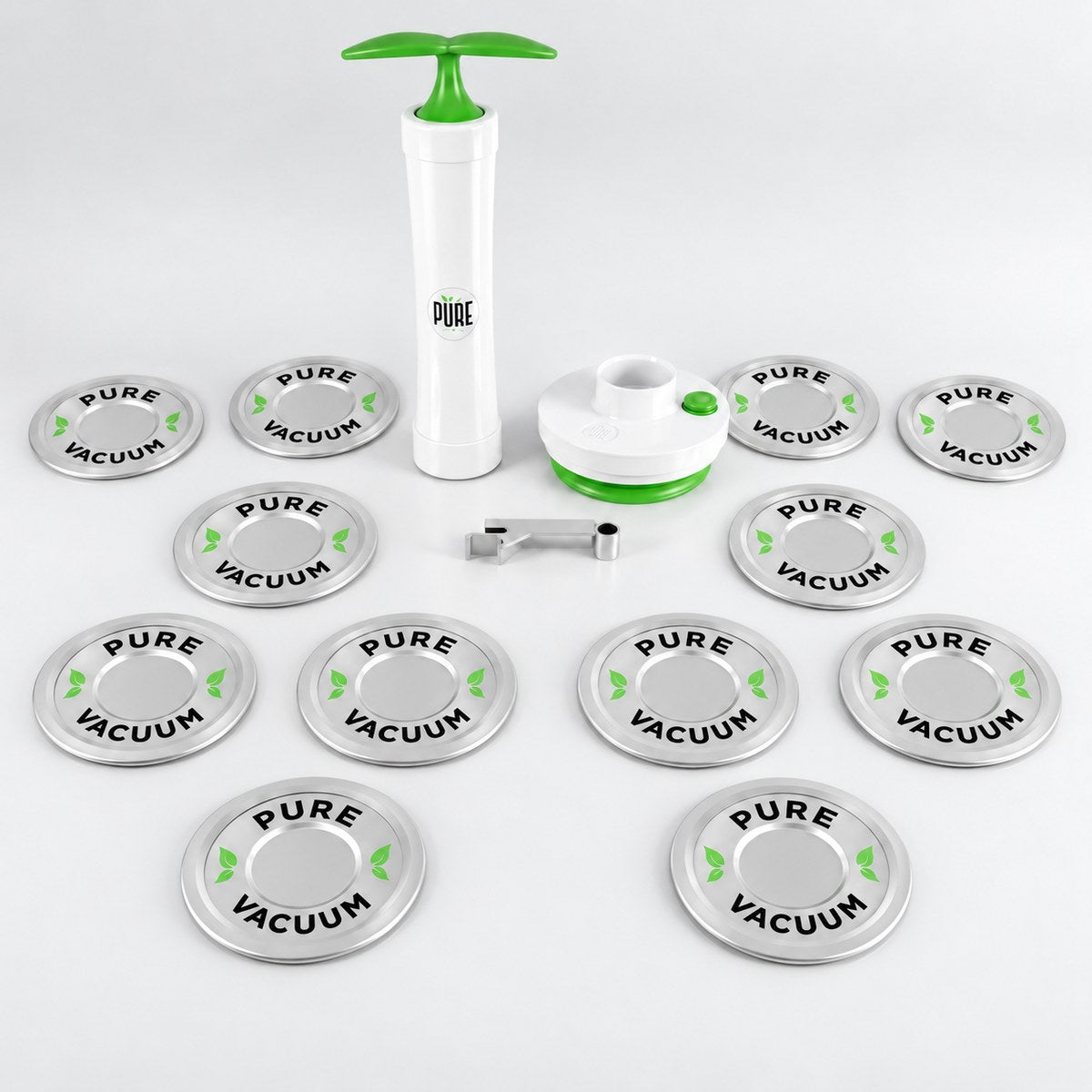 MVP pumps & kits: pump, adapter and 12 lids; jars sold separately